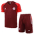 Kit Internacional Camisa e Short de Treino 2024/25 - Masculina - Vinho