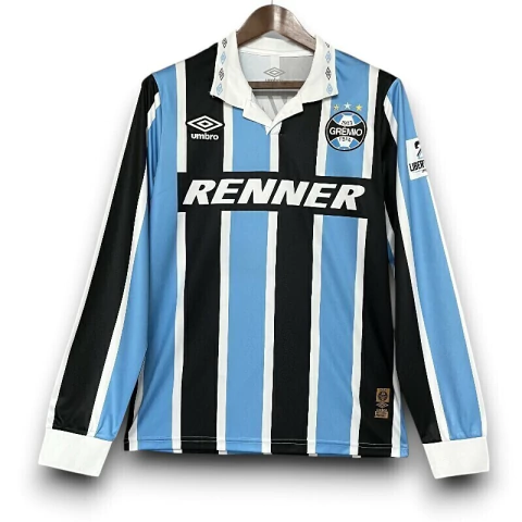 Camisa Grêmio 2015 - Retrô Manga Longa Masculina - Tricolor - comprar online