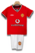 Kit Infantil Manchester United 2000/01 Retrô - Vermelha