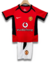 Kit Infantil Manchester United 2002/04 Retrô - Vermelha