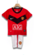 Kit Infantil Manchester United 2009/10 Retrô - Vermelha
