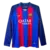 Camisa FC Barcelona 2016/17 - Manga Longa - Retrô Masculina - Azul Grená