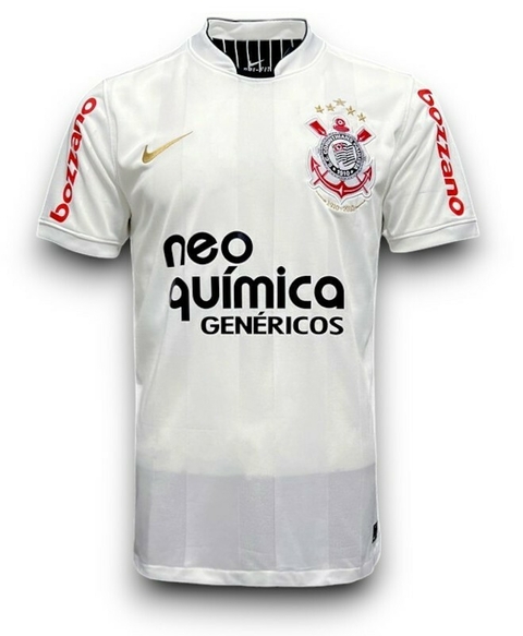 Camisa Corinthians 2010/11 - Retrô Masculina - Branca - comprar online