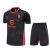 Kit AC Milan 2025/26 Camisa e Short - Treino Masculino - Preto - comprar online