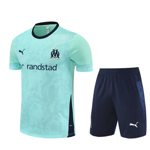 Kit Olympique de Marseille 2025/26 Camisa e Short Treino Masculino - Verde - comprar online