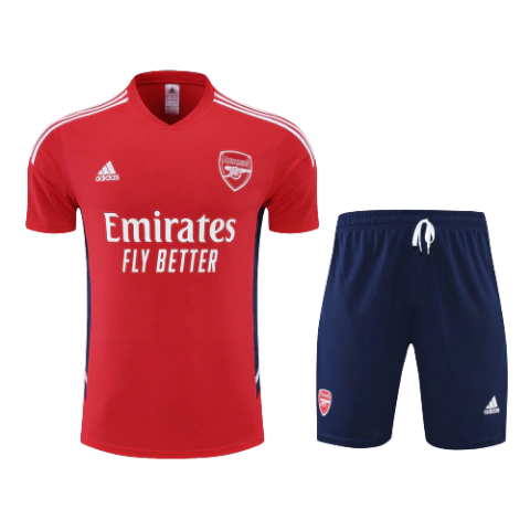 Kit de Treino Arsenal 2022 Masculino - Vermelho e Azul