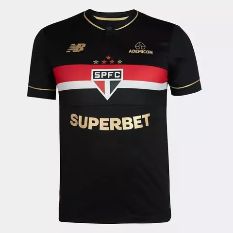 Camisa São Paulo FC 2025/26 Comemorativa - Torcedor Masculina - Preta - comprar online