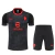 Kit AC Milan 2025/26 Camisa e Short - Treino Masculino - Preto na internet