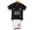 Kit Infantil Manchester United 2007/08 Retrô - Preta