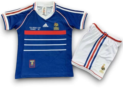 Kit Infantil França 1998 Retrô - Azul