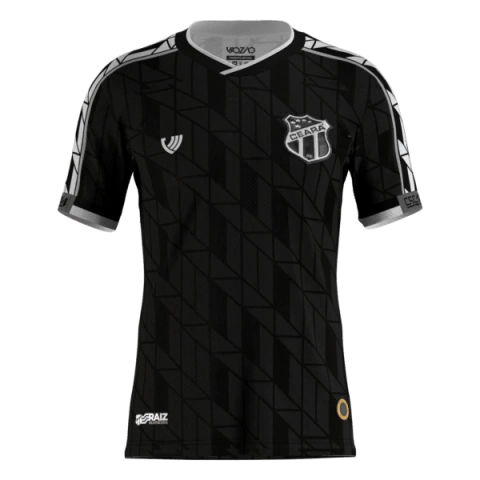 Camisa Ceará 2023/24 - Torcedor Masculina - Nações Alvinegra - Preta