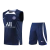 Kit Regata de Treino Paris Saint Germain (PSG) 2022 Masculino - Azul