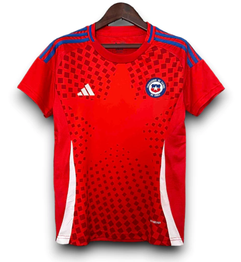 Camisa Chile 2024/25 - Torcedor Feminina - Vermelha