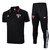 Kit Camisa Polo e Calça São Paulo FC 2023 - Treino Masculino -Preta