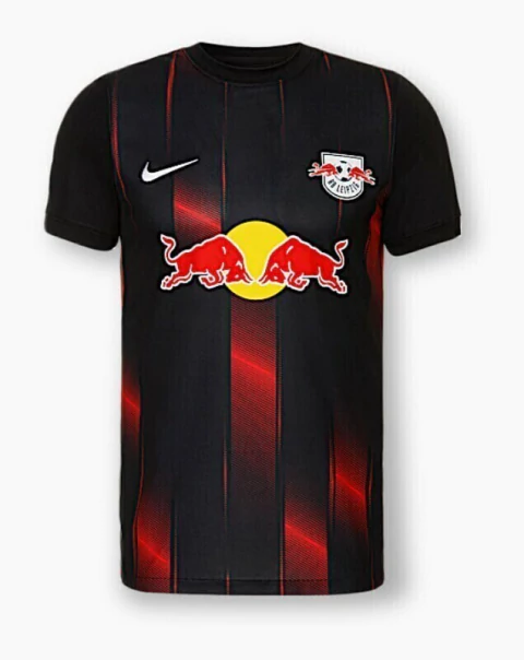 Camisa Red Bull Leipzig 2022/23 - Torcedor Masculina - Preta