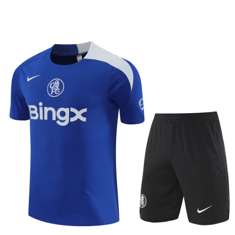 Kit Chelsea FC 2025/26 Camisa e Short de Treino - Masculina - Azul - comprar online