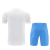 Kit Real Madrid 2025/26 Camisa e Short Treino Masculino - Branco Azul - RRSPORTS | Camisas de Time - Frete grátis!