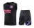 Kit Regata de Treino Barcelona 2022 Masculino - preta e roxa - comprar online