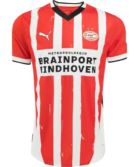 Camisa PSV 2024/25 Torcedor Masculina - Branca Vermelha