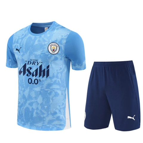 Kit Manchester City 2024/25 - Camisa e Short de Jogo - Azul - (cópia) - (cópia) - comprar online