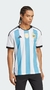 Camisa Argentina - Patch Copa do Mundo 2022 - Torcedor Masculino - Azul e Branca na internet