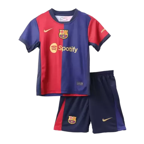 Kit Infantil Barcelona 2024/25 - Azul e Grená
