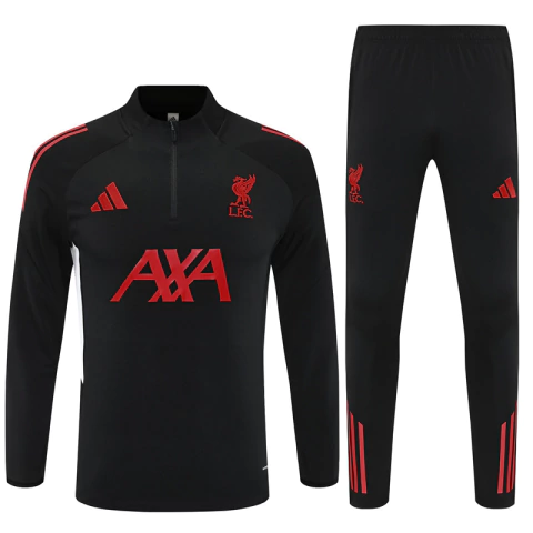 Conjunto Liverpool 2025/26 Blusão e Calça de Treino - Masculino - Preto - comprar online