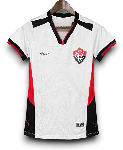 Camisa Vitoria 2024/25 - Torcedor Feminina - Branca