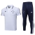 Kit Camisa Polo e Calça Cruzeiro 2023 - Treino Masculino - Branca