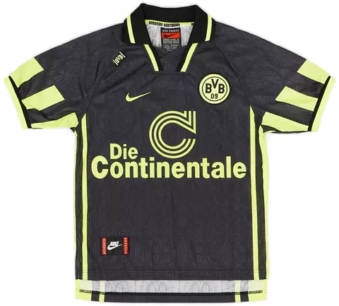 Camisa Borussia Dortmund 1996/97 - Retrô Masculino - Preta