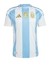 Camisa Argentina 2024/25 - Patch Copa Do Mundo - Torcedor Masculino - Branca e Azul
