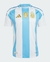 Kit Argentina 2024/25 - Patch Copa Do Mundo - Camisa e Short Calção de Jogo - Azul Branca - RRSPORTS | Camisas de Time - Frete grátis!