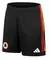 Kit AS Roma 2023/24 Camisa e Short Calção de Jogo - Preta - loja online
