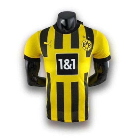 Camisa Borussia Dortmund I 22/23 Jogador Masculina - Amarelo