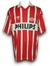 Camisa PSV Eindhoven 1990/91- Retrô Masculina - Vermelha Branca