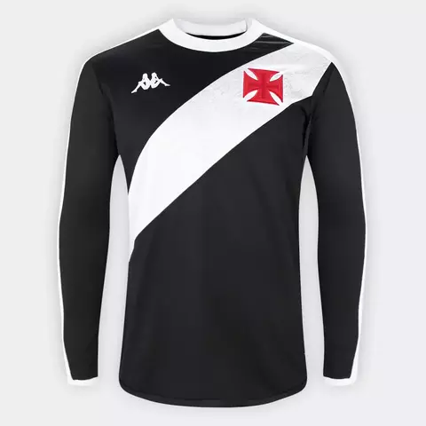 Camisa Vasco da Gama 2024/25 Manga Longa - Torcedor Masculina - Preta