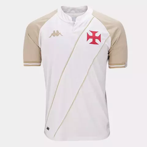 Camisa Vasco Da Gama 2024/25 - Torcedor Masculina - Branca Dourada