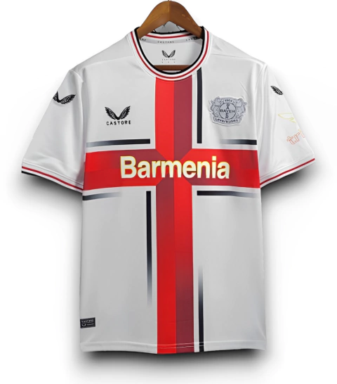 Camisa Bayer Leverkusen 2024/25 - Torcedor Masculina - Branco