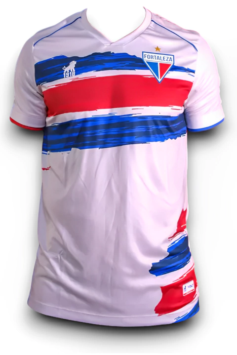 Camisa Fortaleza 2024/25 Aquecimento - Pré Jogo Masculina - Branca