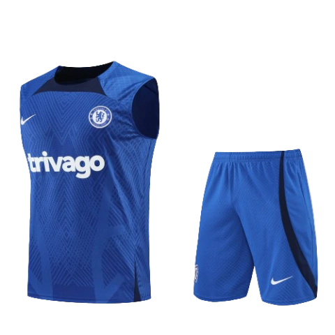 Kit Regata de Treino Chelsea 2022 Masculino - All Blue