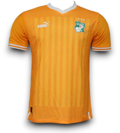Camisa Costa do Marfim 2024/25 - Jogador Masculino - Laranja