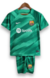 Kit Infantil Barcelona 2023/24 Goleiro - Verde