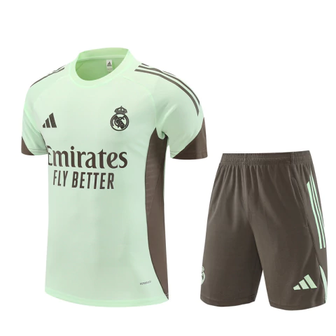 Kit Real Madrid 2025/26 Camisa e Short Treino Masculino - Verde - comprar online
