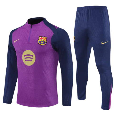 Conjunto Barcelona 2025/26 Blusão e Calça de Treino - Masculina - Roxo - comprar online