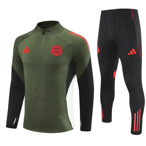 Conjunto Bayern de Munique 2025/26 Blusão e Calça de Treino - Masculina - Verde - comprar online