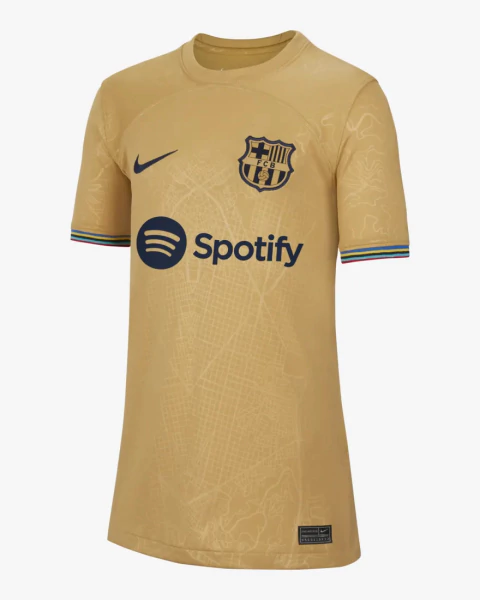Camisa Barcelona III 22/23 - Torcedor Feminina - Dourada