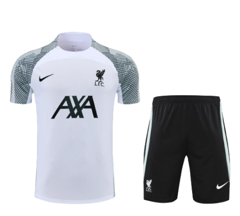 Kit de Treino Liverpool 2022 Masculino - Branco