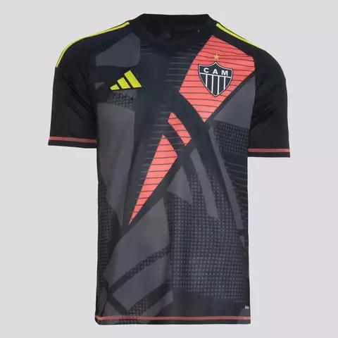 Camisa Atlético Mineiro 2025/26 Goleiro - Torcedor Masculina - Preta - comprar online