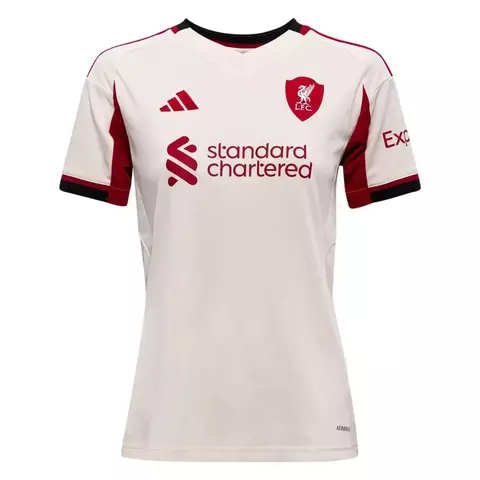 Camisa Liverpool 2025/26 - Torcedor Feminina - Bege - comprar online