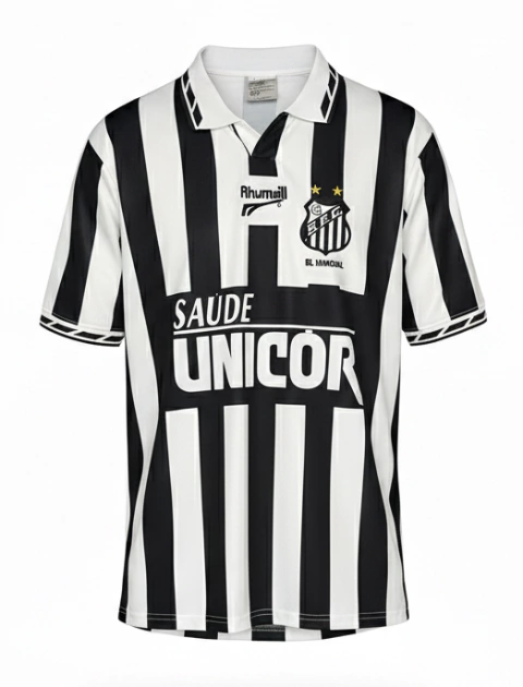 Camisa Santos 1998 - Retrô Masculina - Preta Branca - (cópia) - comprar online